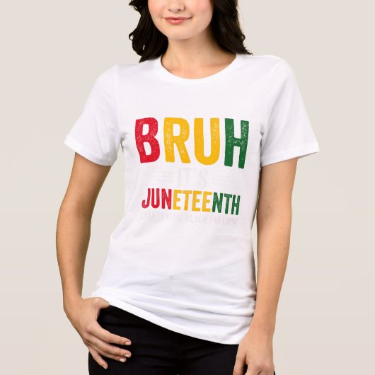 Jongens Juneteenth T-shirt Black Freedom 2024 Mann (Voorkant)