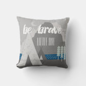 Jongens kamer zijn Brave Little One Kussen (Voorkant)