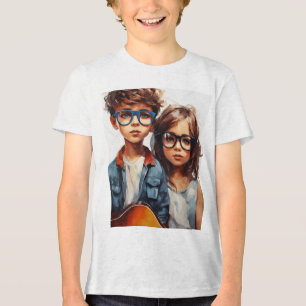 Jongens Katoen Korte Mouw Crew Nek T-shirts