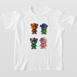 Jongens katoen Teddy Bear T - shirts