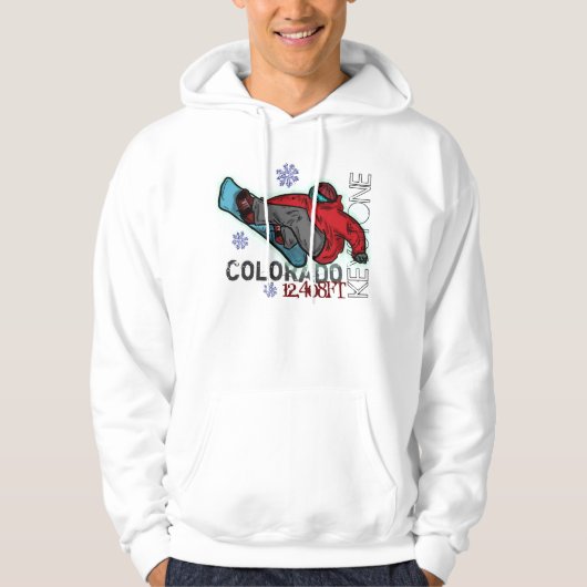 Jongens Keystone Colorado snowboarder hoodie (Voorkant)