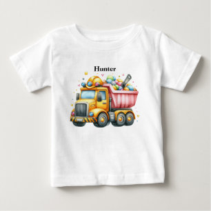 Jongens kiepwagen