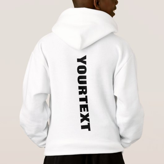 Jongens Kinder Achterkant Print Witte Klanten Sjab (Achterkant)
