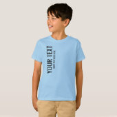 Jongens Kinder Best Cool Eenvoudig Modern Lichtbla T-shirt (Voorkant volledig)