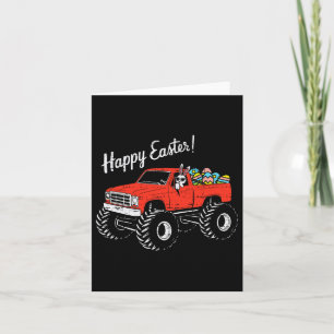 Jongens Kinder Happy Easter Truck Easter Eggs Peut Kaart