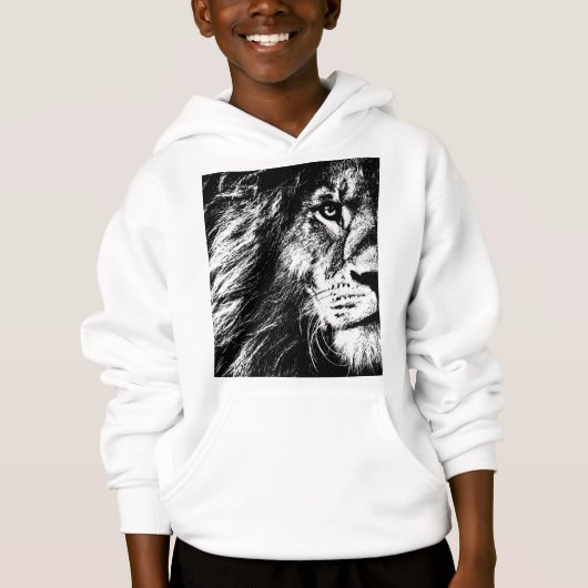 Jongens Kinder kleding Mode Hoodie Lion (Voorkant)