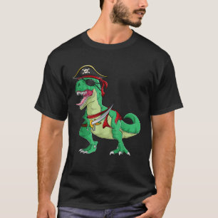 Jongens Kinder Piraat Dinosaurus Shirten Mannen Ze T-shirt