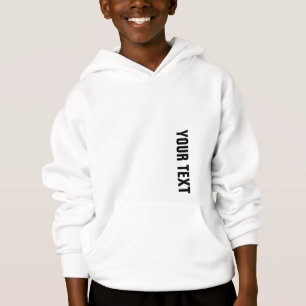 Jongens Kinder White Hoodie Sweatshirt Pullover