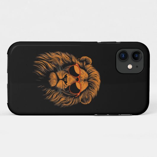 Jongens Kinderen Grappige Leeuw Dier Case-Mate iPhone Case (Achterkant (horizontaal))