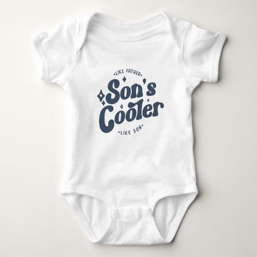 Jongens koeler Funny FathersDay (komt overeen met Romper (Voorkant)