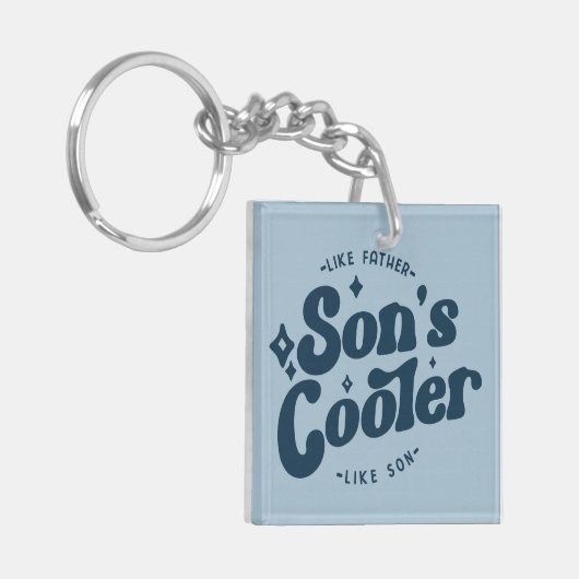 Jongens koeler Funny FathersDay (komt overeen met Sleutelhanger (Voorkant Links)