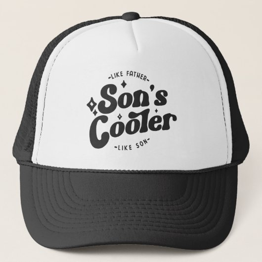 Jongens koeler Funny FathersDay (komt overeen met  Trucker Pet (Voorkant)