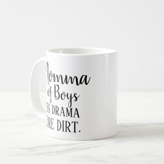 jongens koffiemok (Voorkant links)