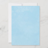 Jongens Koppels Rood Blauw Baby shower Kaart (Achterkant)