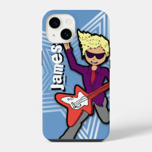 Jongens korte naam rockstar kids iphone hoesje iPhone 14 hoesje
