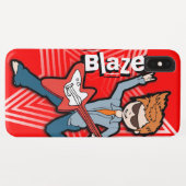 Jongens korte naam rockstar kind Case-Mate iPhone case (Achterkant (horizontaal))