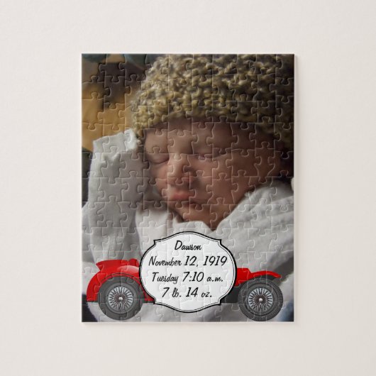 Jongens Kwekerij Klassieke Auto Cadeaus Sweet Red  Legpuzzel (Verticaal)