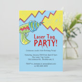 Jongens Laser Label Kaart (Staand voorkant)