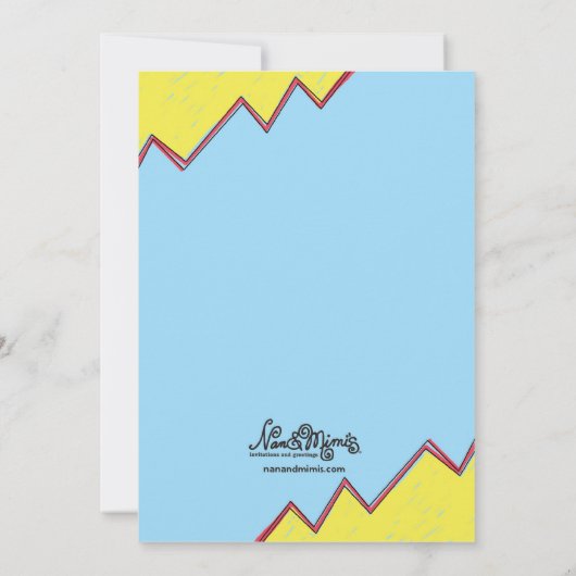 Jongens Laser Label Kaart (Achterkant)