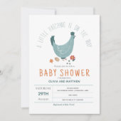 Jongens Leuk Modern Boerderij Kip Baby shower Kaart (Voorkant)