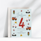 Jongens Leuke Blauwe Politie Noodreis Verjaardag Kaart