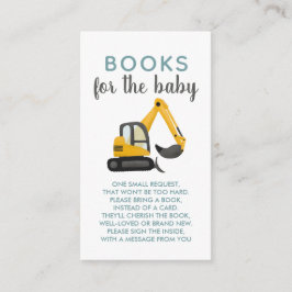 Jongens Leuke Graver Boeken voor Baby Informatiekaartje