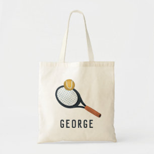 Jongens Leuke Tennis Sport Kinder School Tote Bag