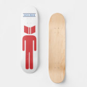 Jongens lezen Skateboard (Voorkant)