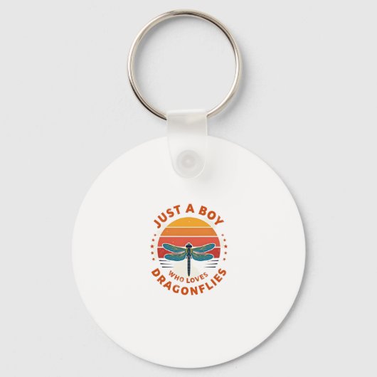 Jongens Libelle Sleutelhanger (Voorkant)