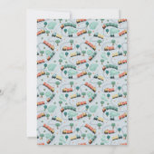 Jongens Lief Trein Reizen Dank Je Bedankkaart (Achterkant)