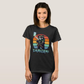 Jongens Liefde Samurai Panda Japan T-shirt (Voorkant volledig)