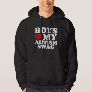 Jongens Liefhebben Mijn Autisme Swag Awareness Har Hoodie