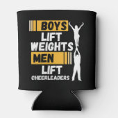 Jongens Lift Gewichten Mannen Lift Cheerleaders Ch Blikjeskoeler (Achterkant)