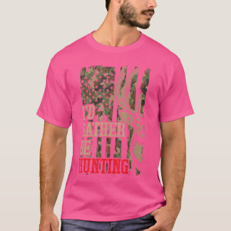 Jongens mannen ik ga liever jagen op herten camouf t-shirt