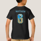 Jongens Meisjes Aangepaste Drip Ijs Terug naar sch T-shirt (Achterkant)