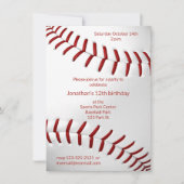 jongens meisjes baseball - verjaardag of teamparty kaart (Voorkant)