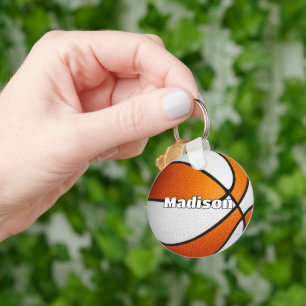 Jongens Meisjes Basketbal sinaasappel Team Kleuren Sleutelhanger