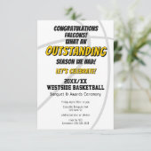 Jongens Meisjes Einde van het Basketbal Seizoen Te Kaart (Staand voorkant)