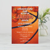 Jongens Meisjes Einde van het Basketbal Seizoen Te Kaart (Staand voorkant)