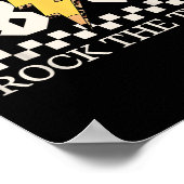 Jongens Meisjes Kinder Docenten Rock de Test ABCD  Poster (Hoek)