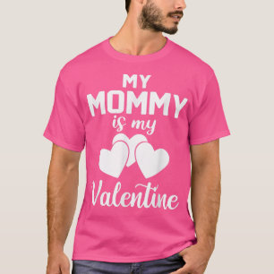Jongens Meisjes Kinderen Valentijnsdag Mijn mammie T-shirt