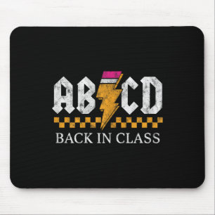Jongens Meisjes Leraren Rock Terug naar school Abc Muismat