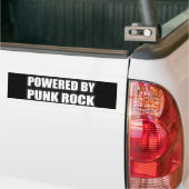 jongens meisjes POWERED BY PUNK ROCK muziek Bumpersticker (Op Truck)