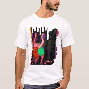 jongens meisjes RAVE Raver die muziekopdendansen D T-shirt