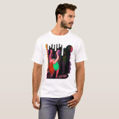 jongens meisjes RAVE Raver die muziekopdendansen D T-shirt (Voorkant volledig)