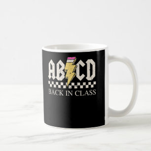 Jongens Meisjes Rock Terug naar school ABCD Terug Koffiemok