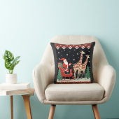 Jongens Meisjes Sinterklaas Rijdt Giraffe Slede Le Kussen (Stoel)