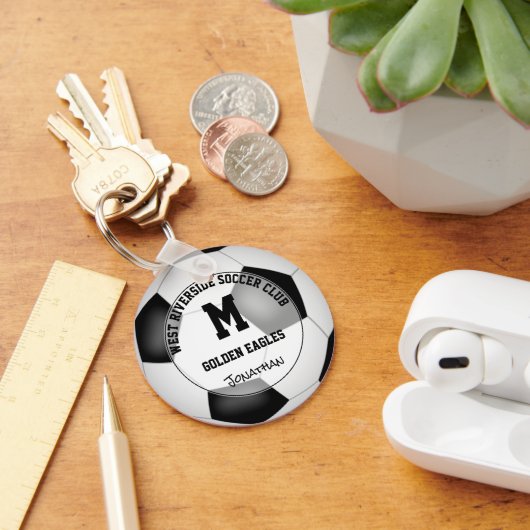 Jongens Meisjes Voetbal Team Cadeaus Koop 1 of Mul Sleutelhanger (Bureau)