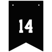 Jongens Meisjes Voetbal Verjaardagsfeestje Custom Vlaggetjes (Tweede vlag)