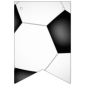 Jongens Meisjes Voetbal Verjaardagsfeestje Custom Vlaggetjes (Derde vlag)